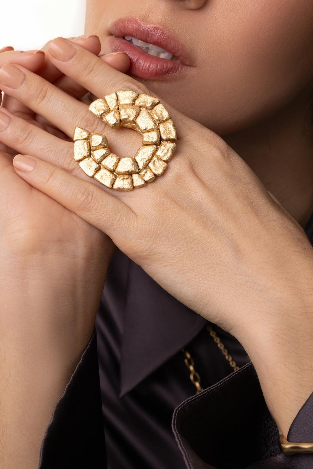 Cyfr Ring-YELLOW GOLD-7.5-JEWELRYFINE JEWELRING-VRAM