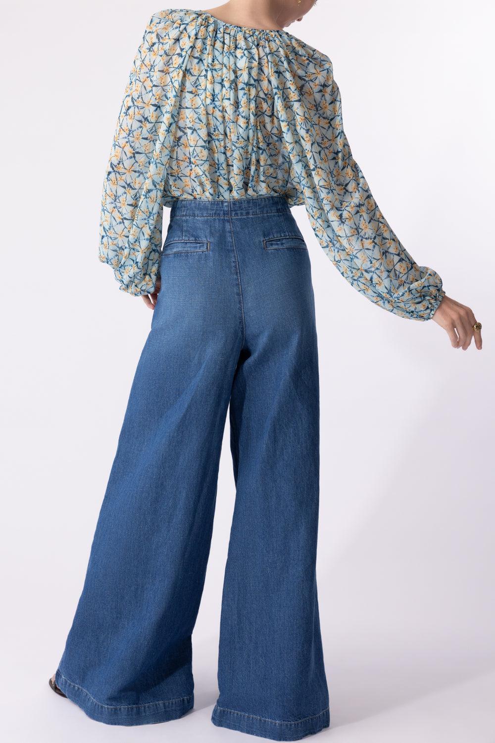 Idla Blouse-IDALIA-0-CLOTHINGTOPBLOUSE-ULLA JOHNSON