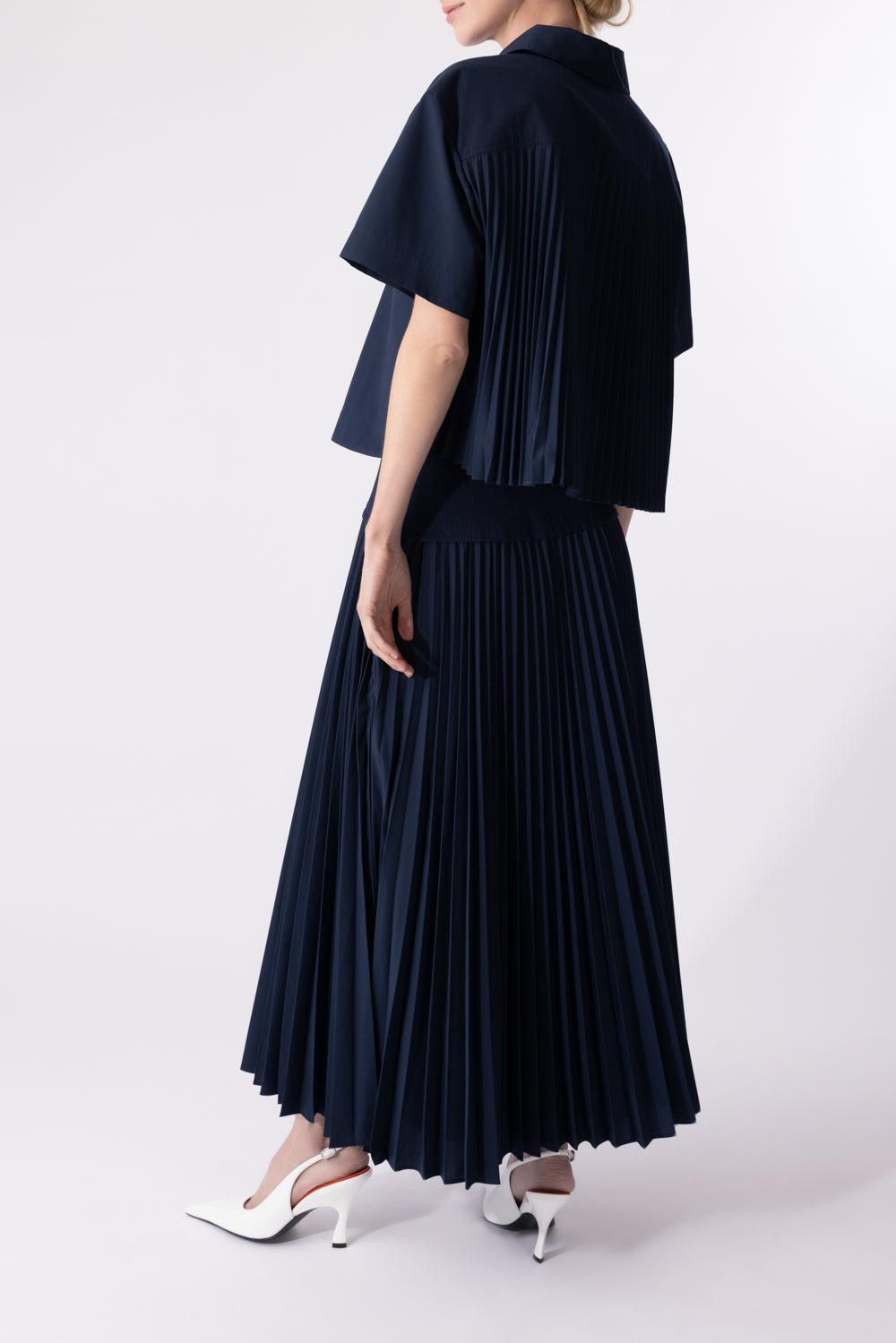 Bernie Shirt - Midnight-MIDNIGHT-XS-CLOTHINGTOPBLOUSE-SIMKHAI