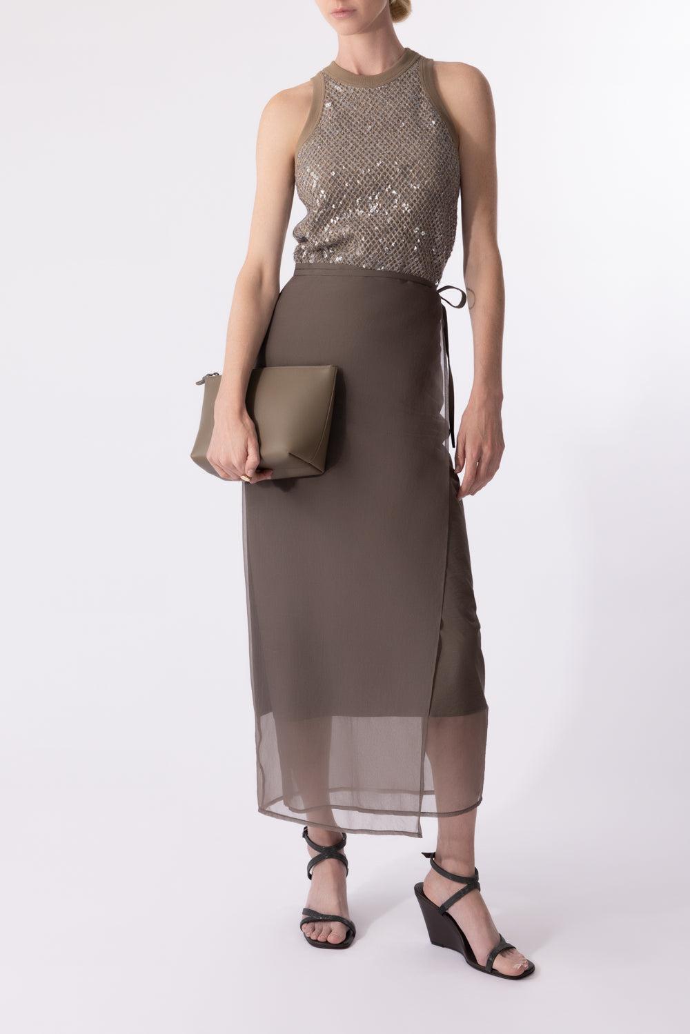Dazzling Embroidered Tank - Nutshell-NUTSHELL-XS-CLOTHINGTOPTANK-BRUNELLO CUCINELLI