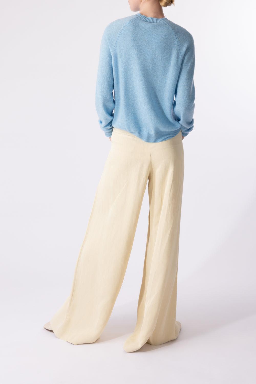 Shrunken Crewneck - Cameo Blue-CAMEOBLU-XS-CLOTHINGTOPSWEATER-MINNIE ROSE