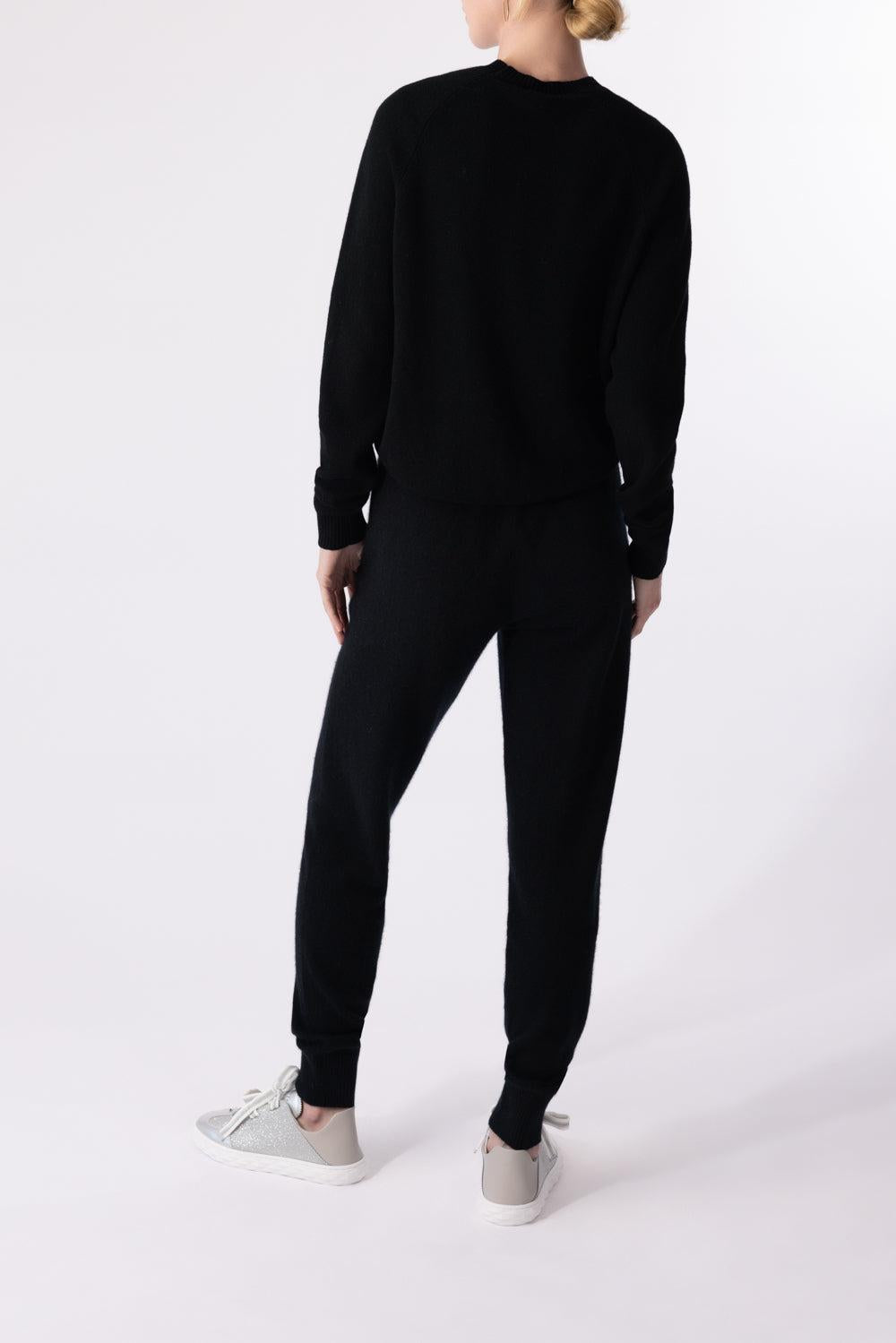 Classic Jogger - Black-BLACK-XS-CLOTHINGPANTCASUAL-MINNIE ROSE