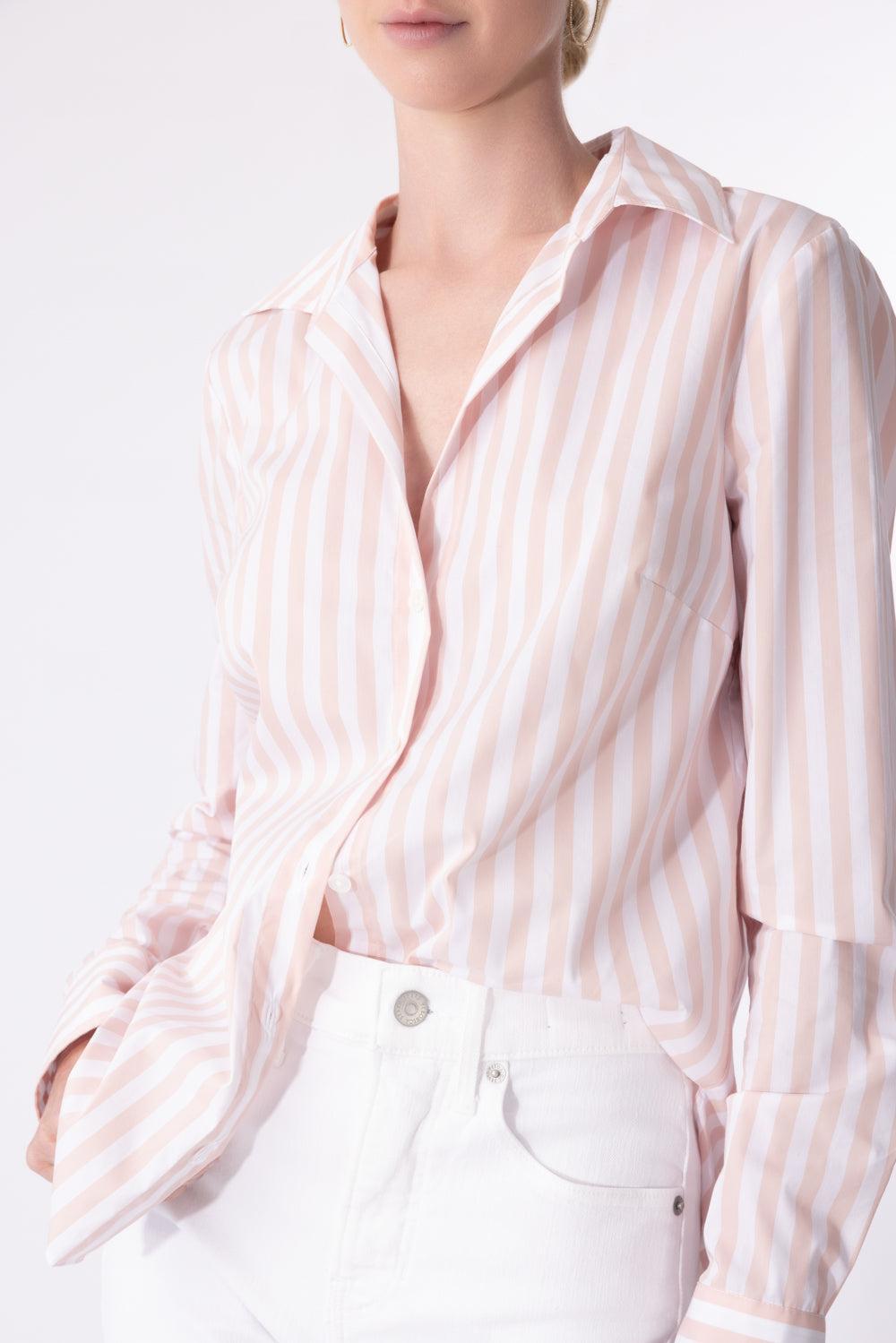 Amelia Shirt-PKSHLWH-0-CLOTHINGTOPBLOUSE-VERONICA BEARD