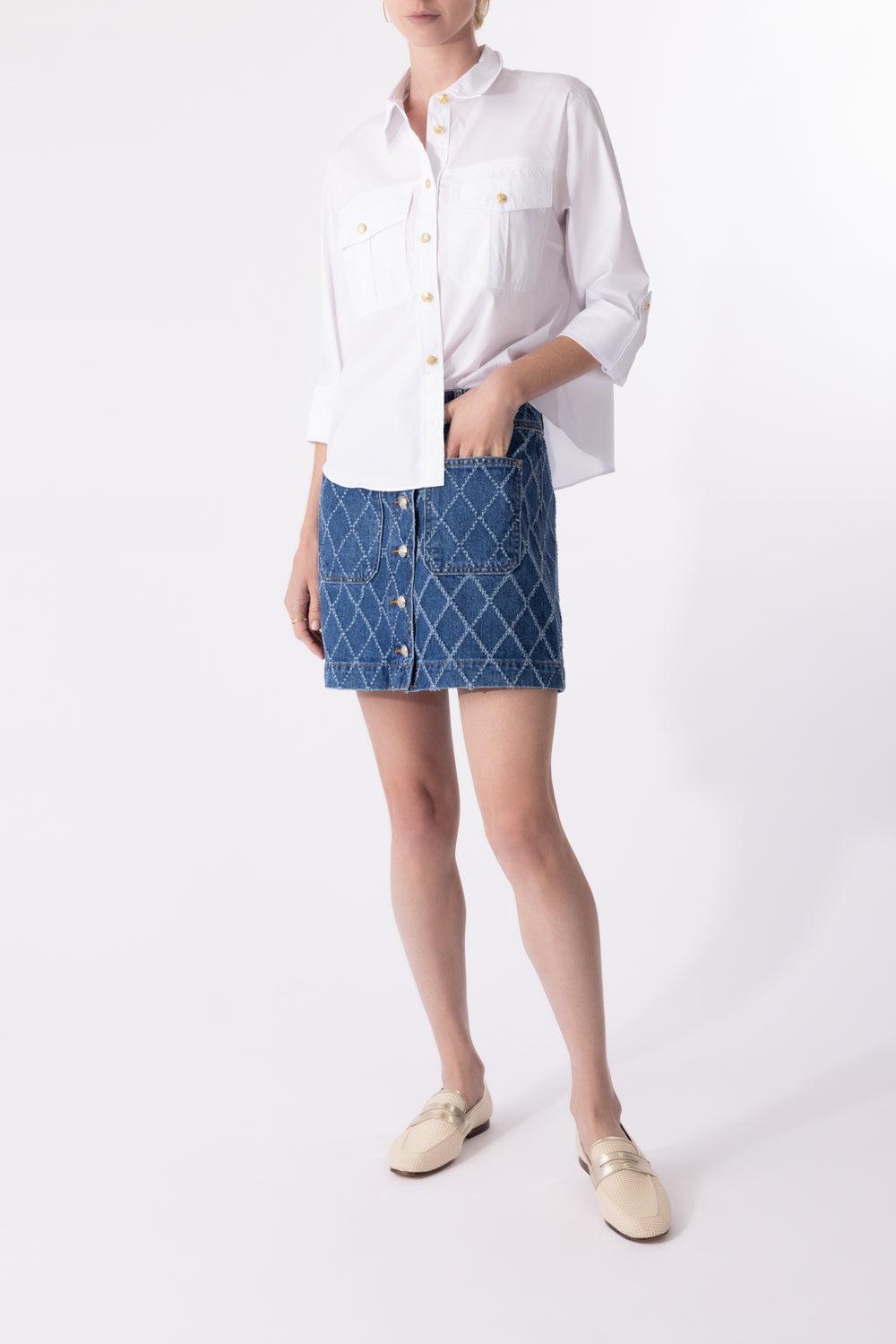 Catriona Shirt-WHITE-2-CLOTHINGTOPBLOUSE-VERONICA BEARD