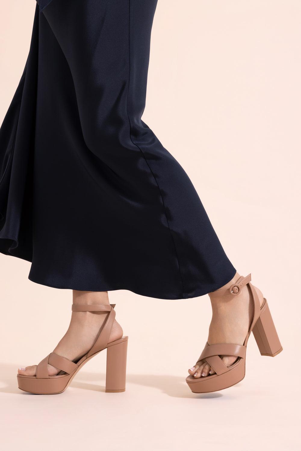 Sabrina Platform Sandal 70-BROWN-36.5-SHOESANDAL-GIANVITO ROSSI