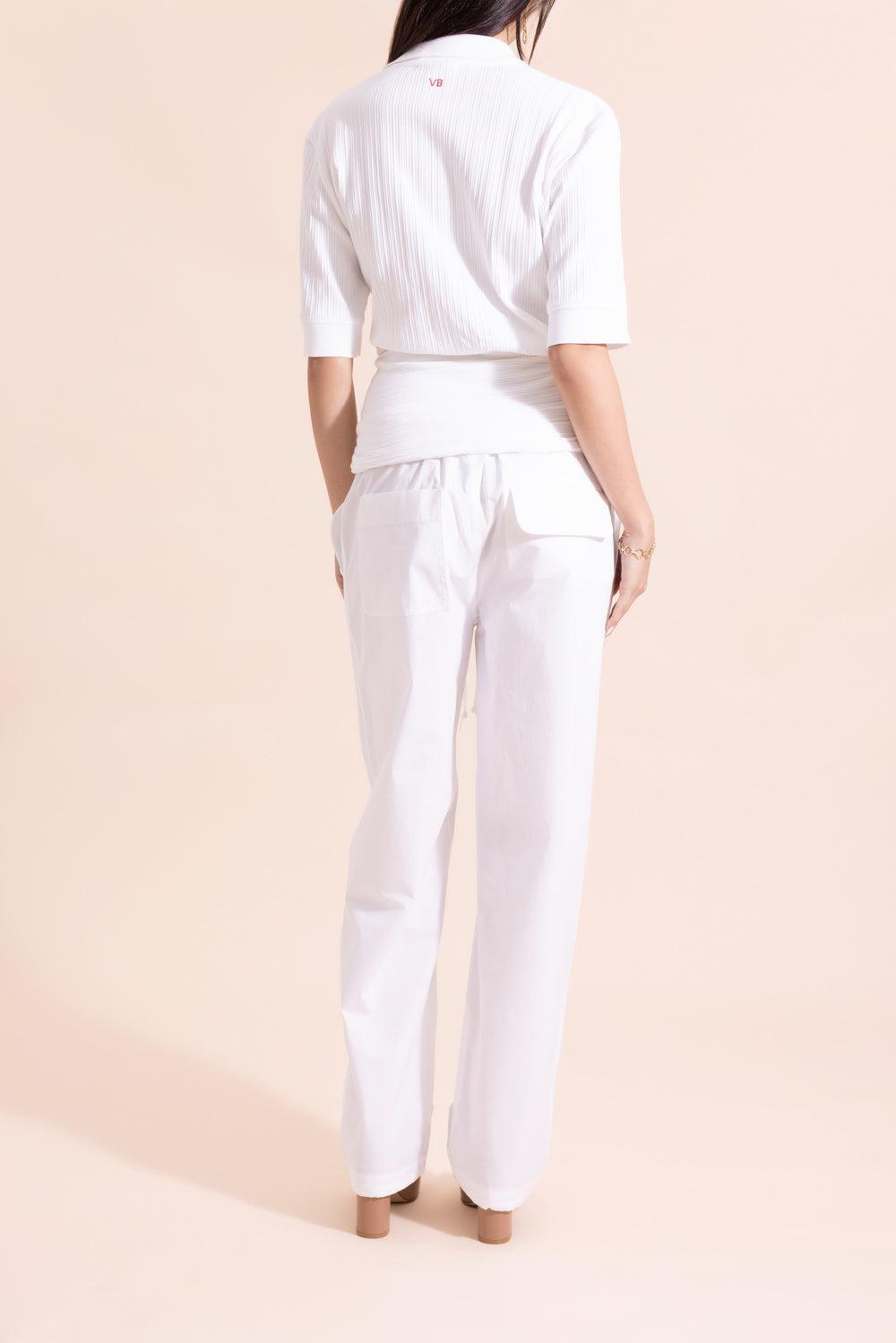 Tie Ankle Cargo Pant-WHITE-2-CLOTHINGPANTCASUAL-VICTORIA BECKHAM