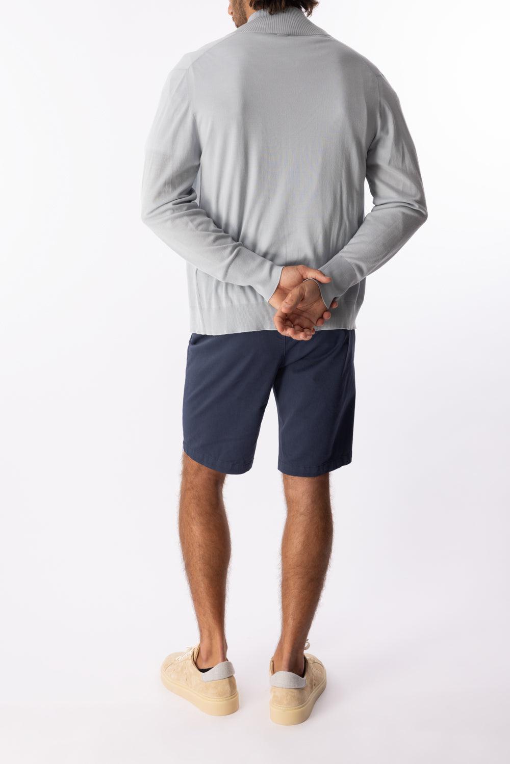 Full Zip Knit Sweater - Green-GREEN-S-MENSCLOTHINGSWEATER-ELEVENTY