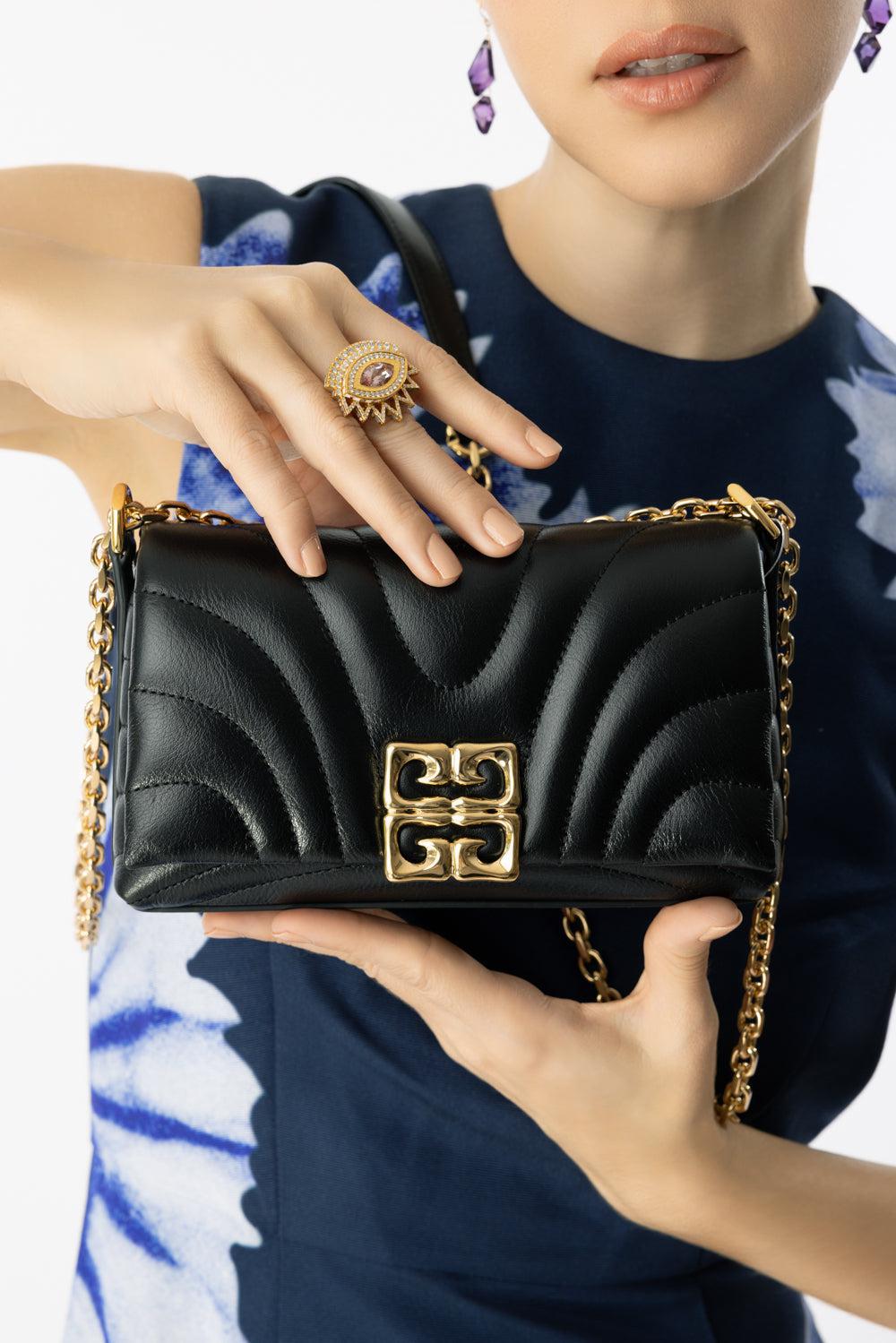 4G Liquid Chain Wallet - Black-BLACK-O/S-HANDBAGWALLET-GIVENCHY