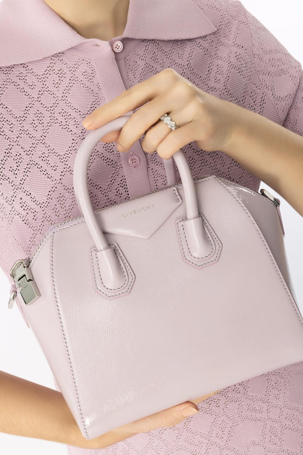 Mini Antigona Bag - Patent Orchid Purple-ORCHID PURPLE-O/S-HANDBAGTOP HANDLE-GIVENCHY