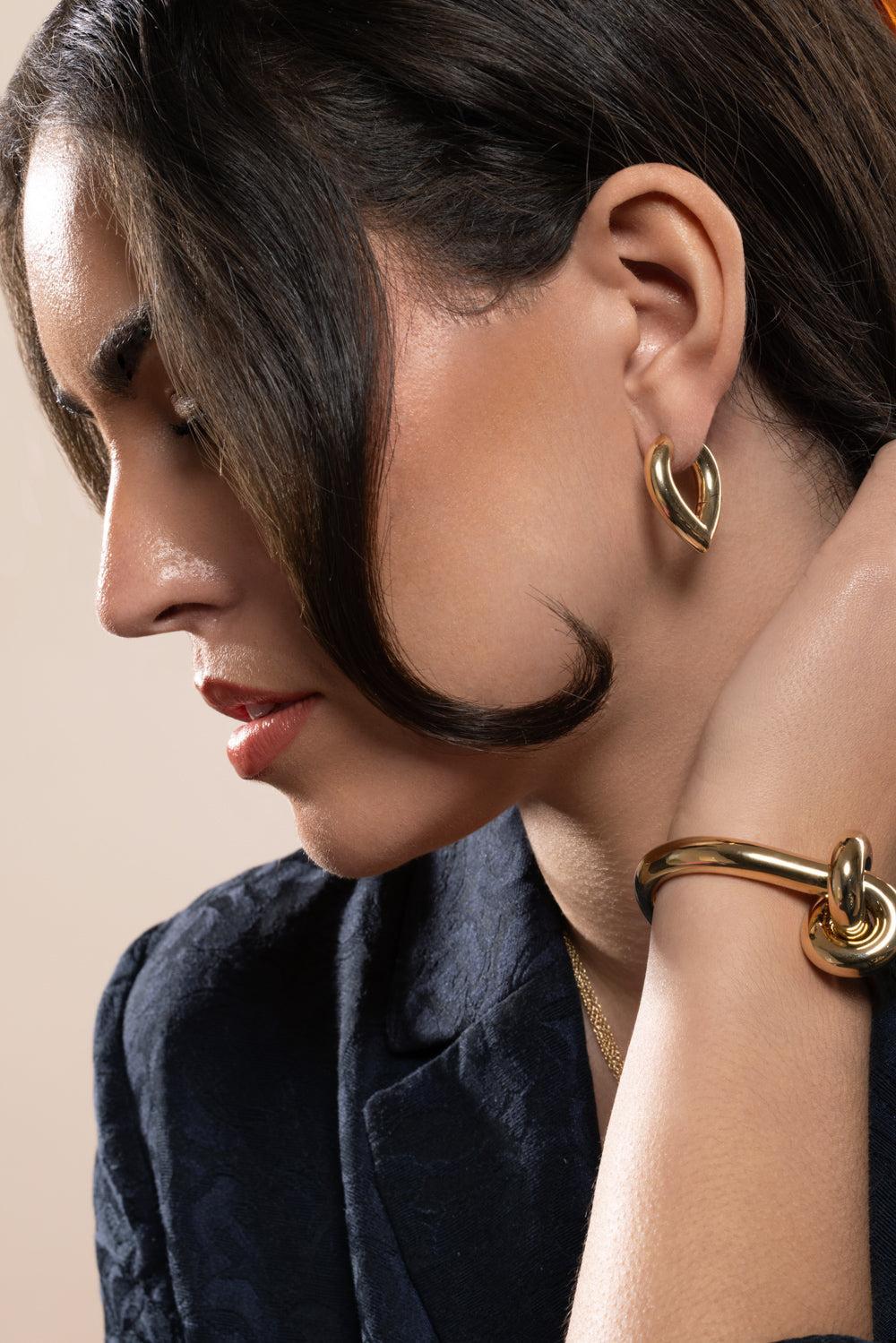 Big Drop Link Earrings-YELLOW GOLD-JEWELRYFINE JEWELEARRING-ENGELBERT 1920