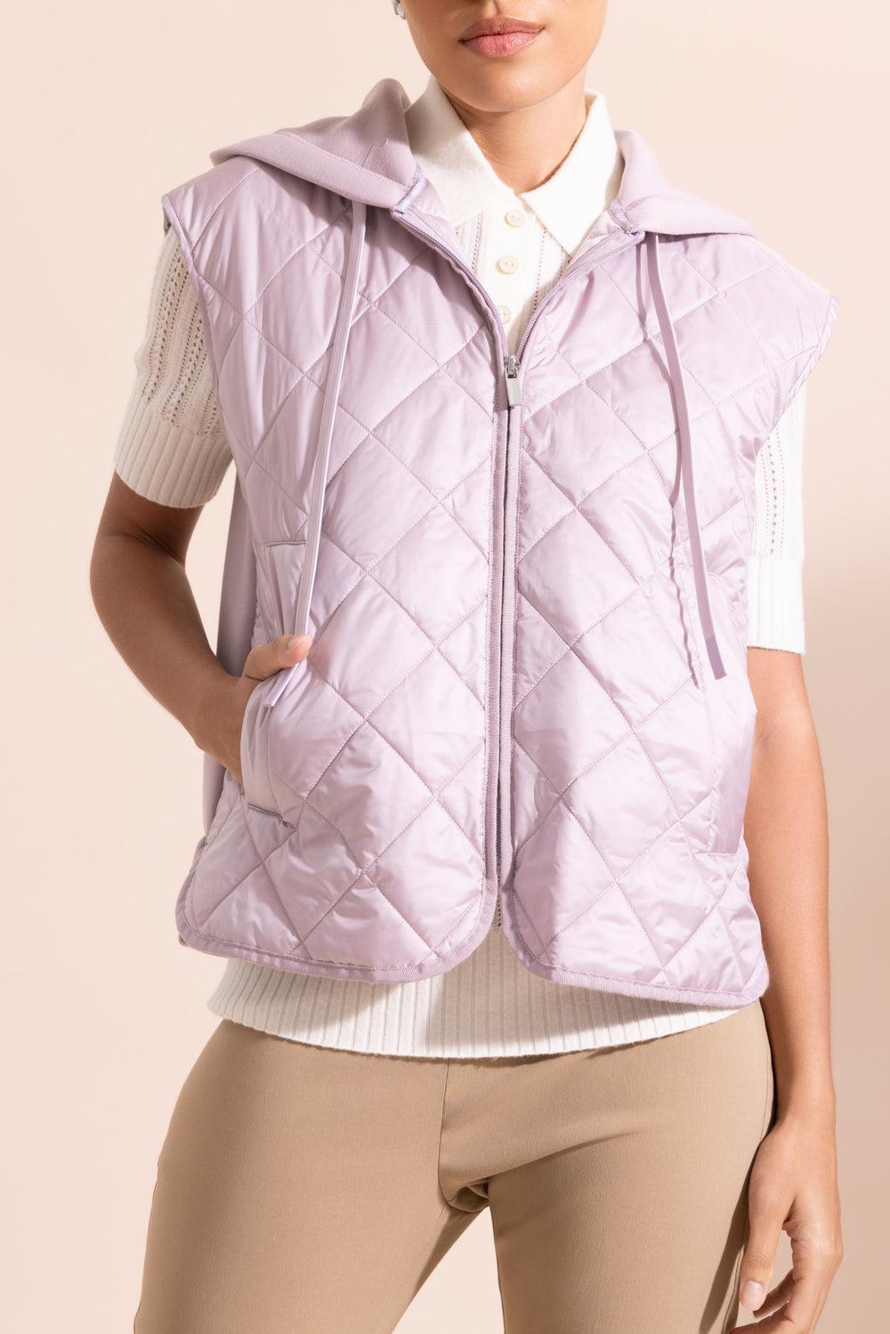 Puffer Vest - Lilac-LILAC-XS-CLOTHINGJACKETVESTS-MAX MARA