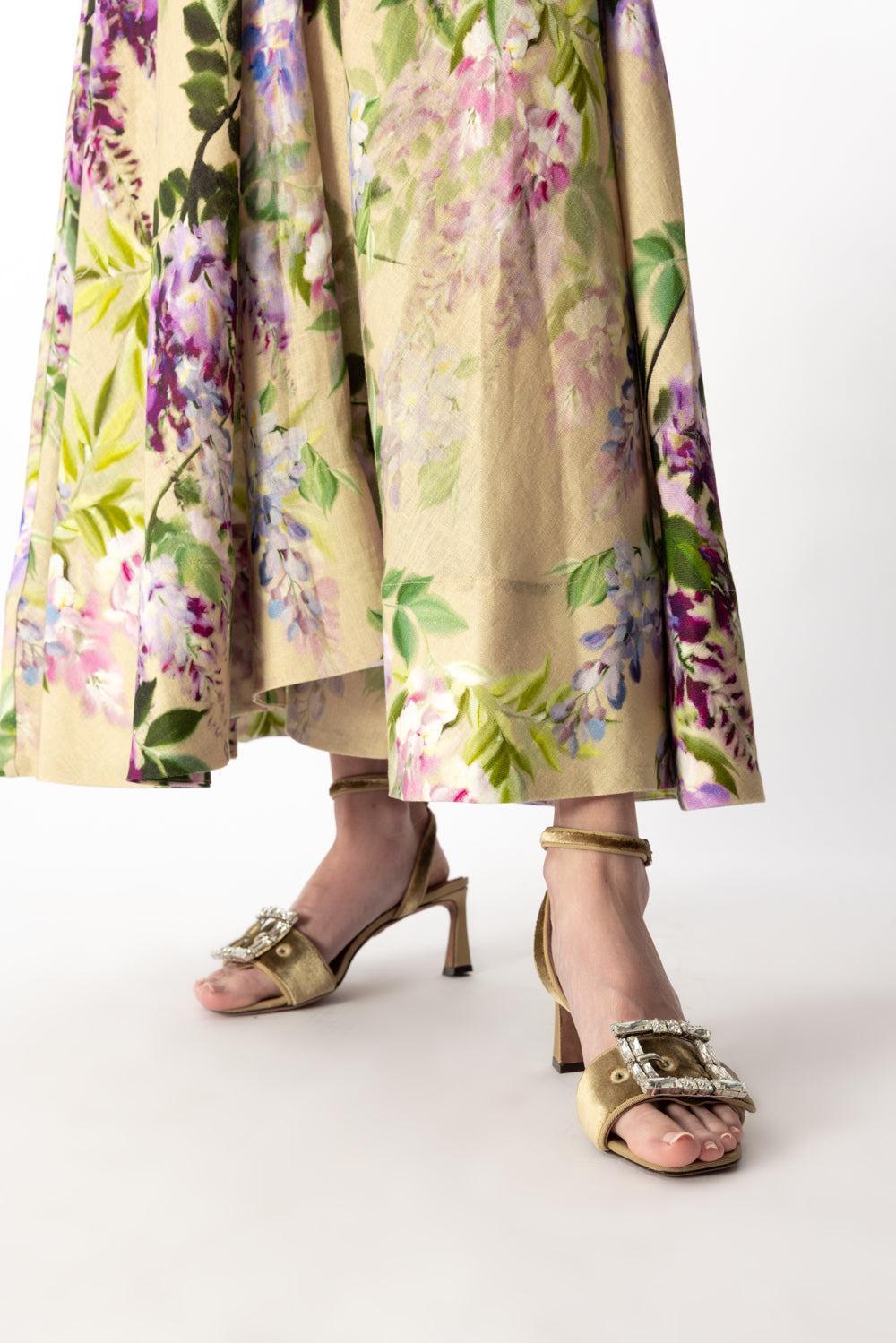Buckle Sandal - Olio Sabbia-OLIOSABB-36.5-SHOEMULE-DOLCE & GABBANA