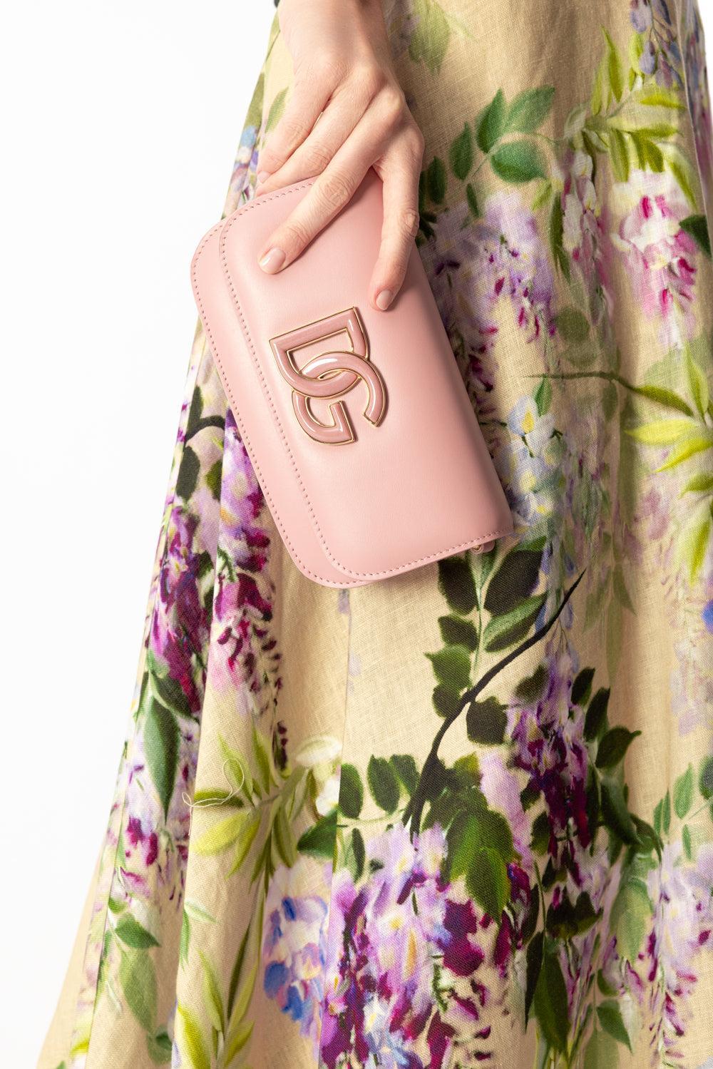 3.5 Crossbody Bag - Patent Rosa-ROSA-O/S-HANDBAGSHOULDER-DOLCE & GABBANA