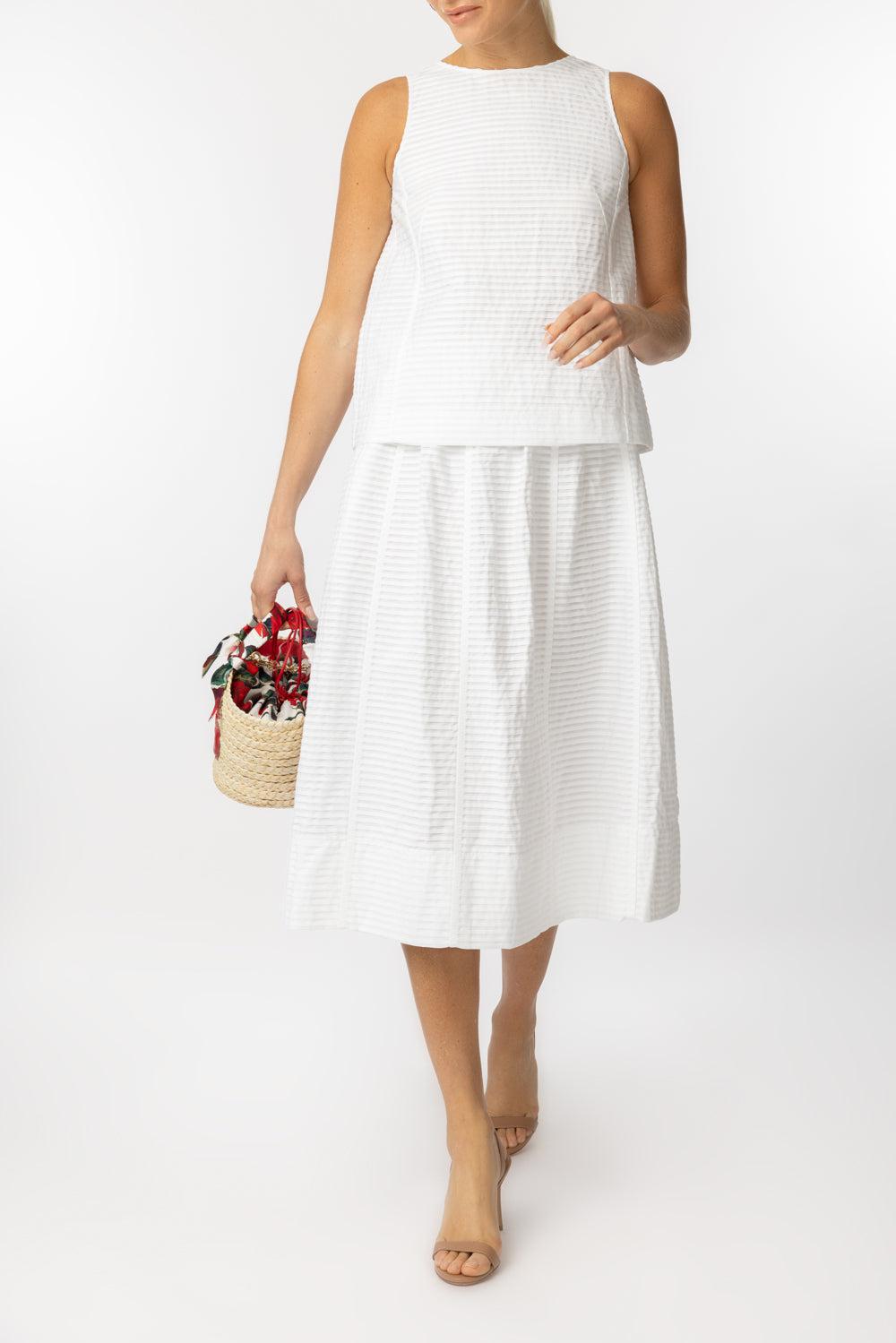 Midi Skirt - White-WHITE-32-CLOTHINGSKIRTMIDI-ODEEH