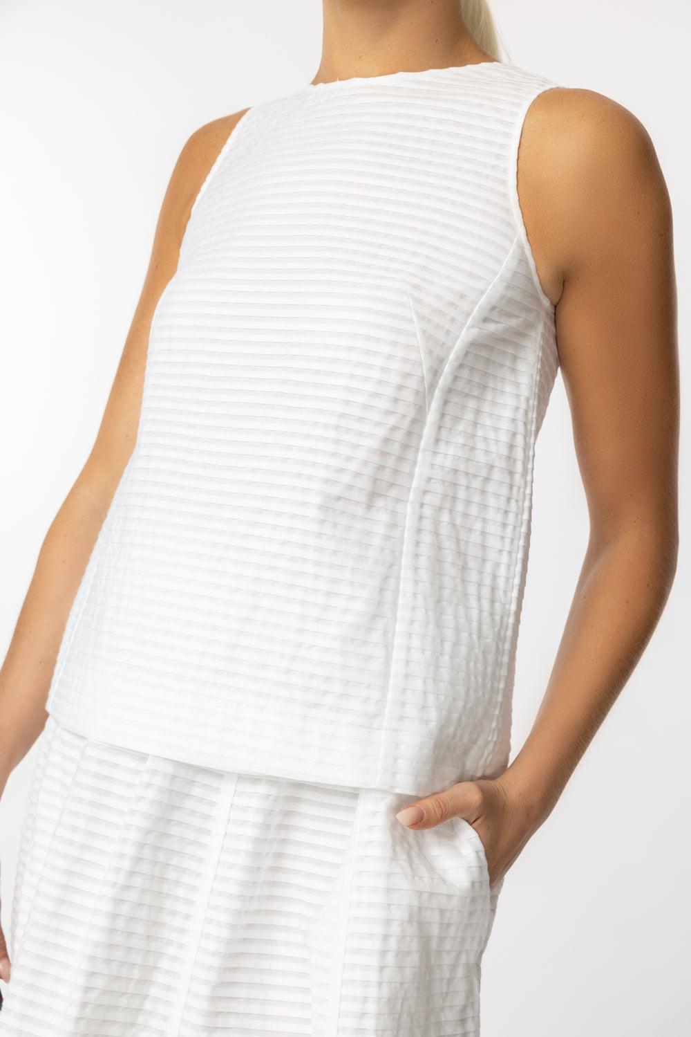 Sleeveless Top-WHITE-32-CLOTHINGTOPBLOUSE-ODEEH