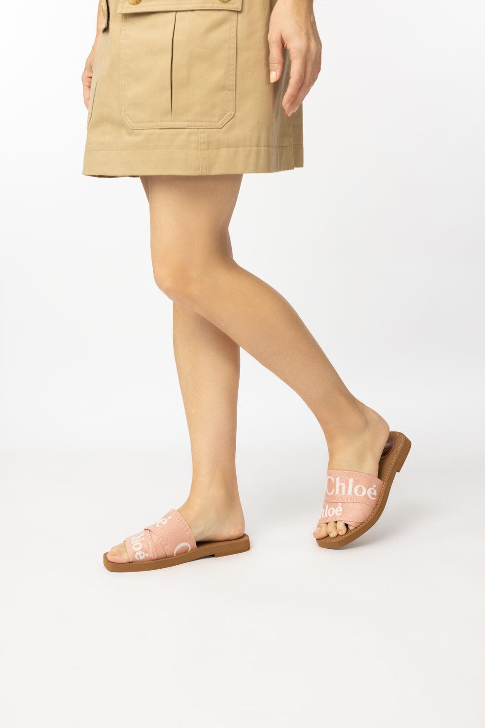 Woody Mule - Light Rosewood-LTRSEWOO-36-SHOESANDAL-CHLOÉ