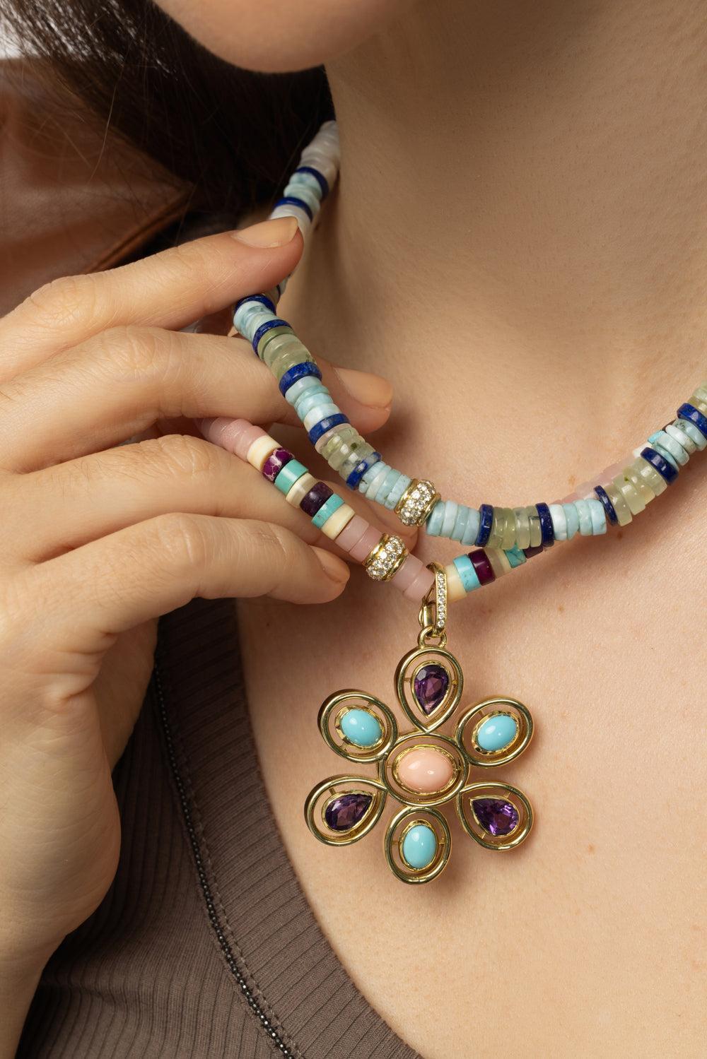 Botanical Charm-YELLOW GOLD-JEWELRYFINE JEWELPENDANT-JENNA BLAKE