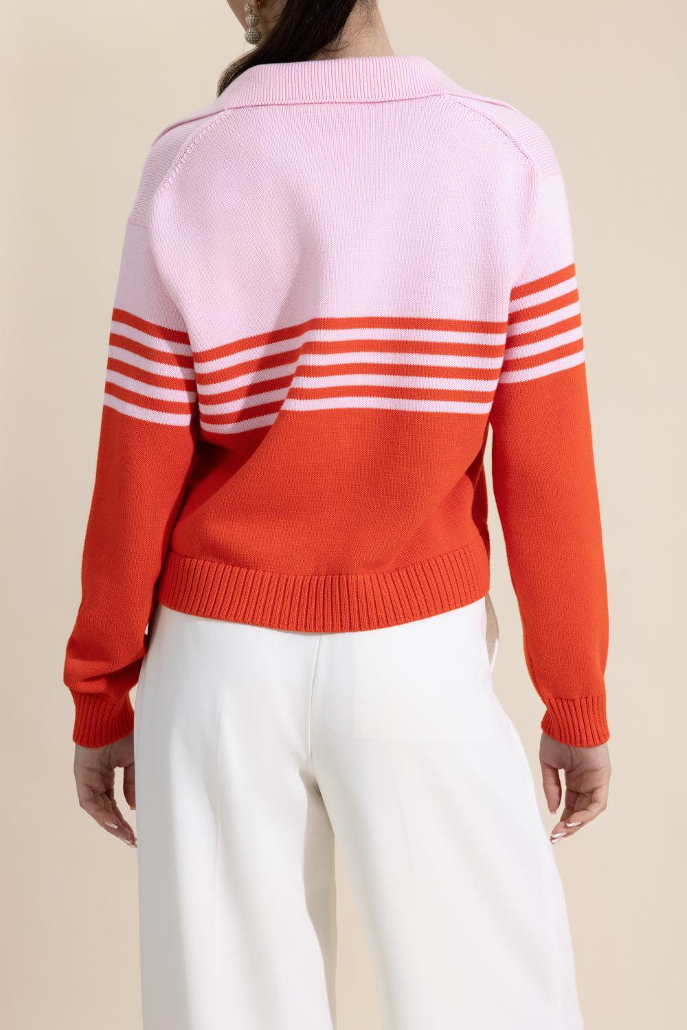Jules Polo - Lobster Stripe-STRIPE-XS-CLOTHINGTOPKNITS-SIMKHAI