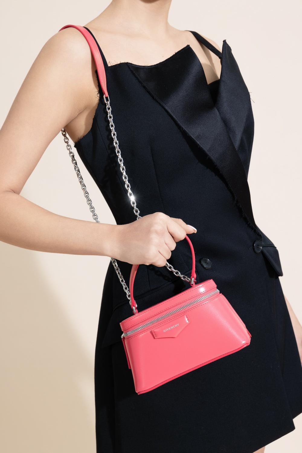 Antigona Vanity Mini Bag - Bright Peach-BRTPEACH-HANDBAGTOP HANDLE-GIVENCHY