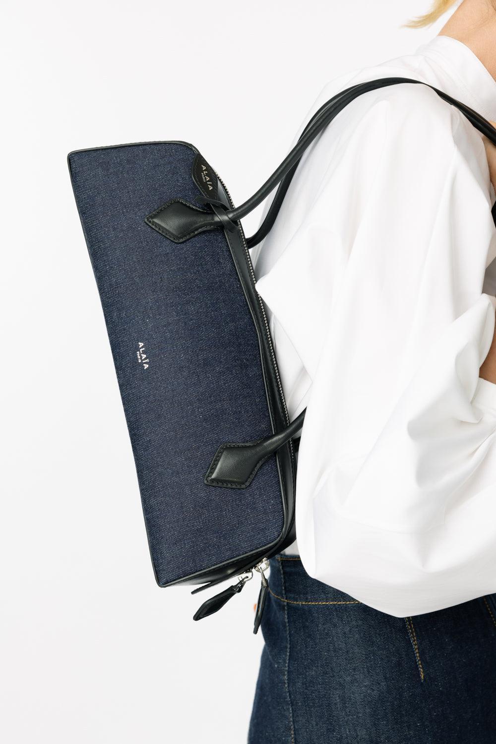 Medium Le Teckel Bag-BLEUDENM-O/S-HANDBAGTOP HANDLE-ALAÏA