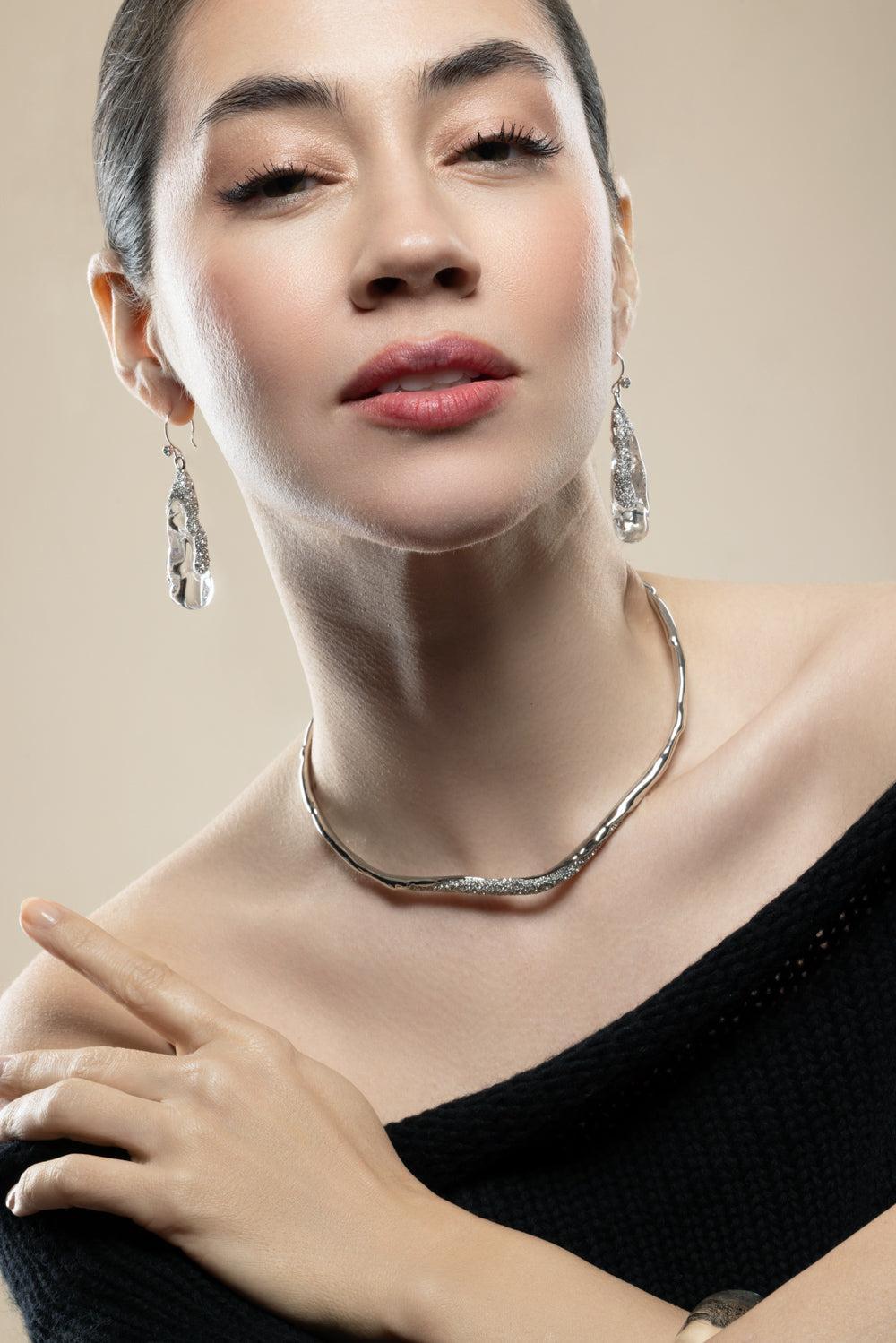 Lucite Silverlake Wire Earrings-SILVER-JEWELRYBOUTIQUEEARRING-ALEXIS BITTAR