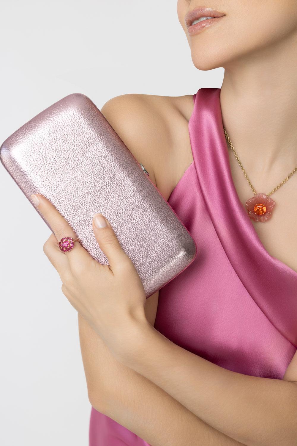 Finley Clutch - Party Pink-PARTYPNK-HANDBAGCLUTCHES-JEFFREY LEVINSON