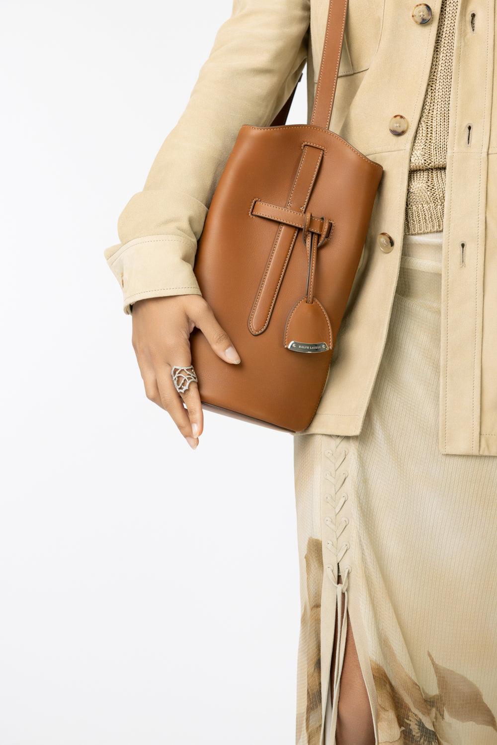 The Ralph Calfskin Bucket Bag-RL GOLD-O/S-HANDBAGSHOULDER-RALPH LAUREN
