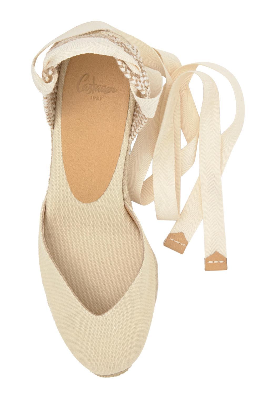 Chiara Wedge Sandal 60 - Ivory-CREAM-36-SHOESANDAL-CASTANER