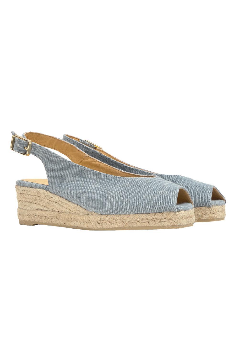 Dosalia Wedge - Aqua-BLUE-36-SHOESANDAL-CASTANER