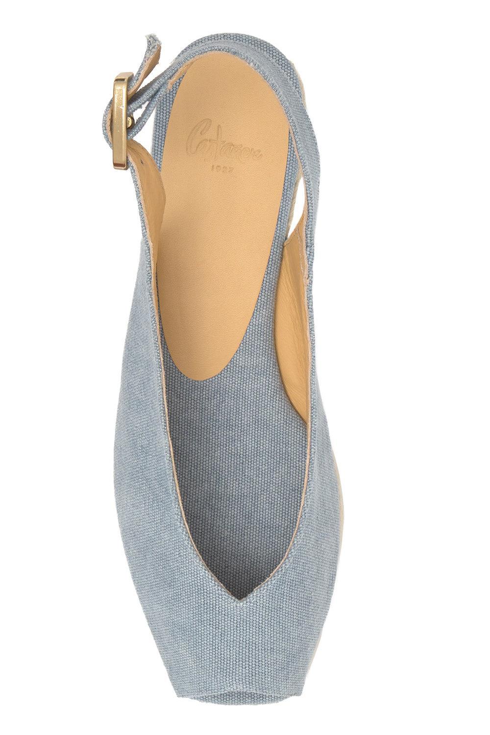 Dosalia Wedge - Aqua-BLUE-36-SHOESANDAL-CASTANER