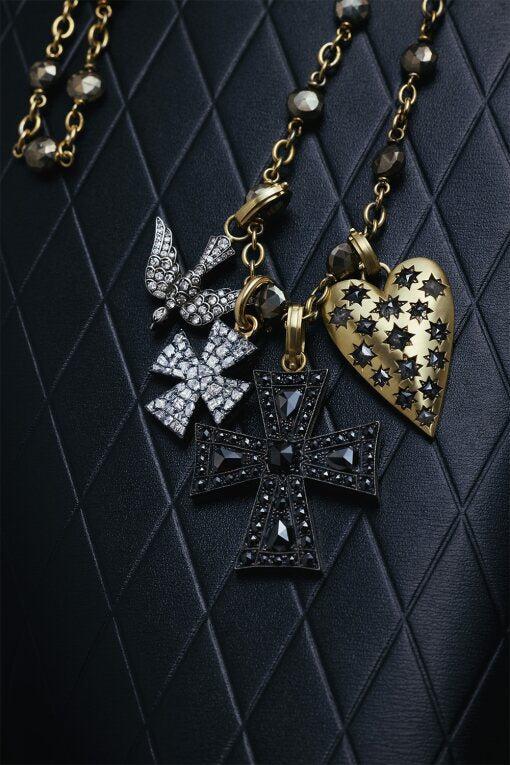 Medium Twinkle Tentable Heart Pendant-YELLOW GOLD-JEWELRYFINE JEWELPENDANT-SYLVA & CIE