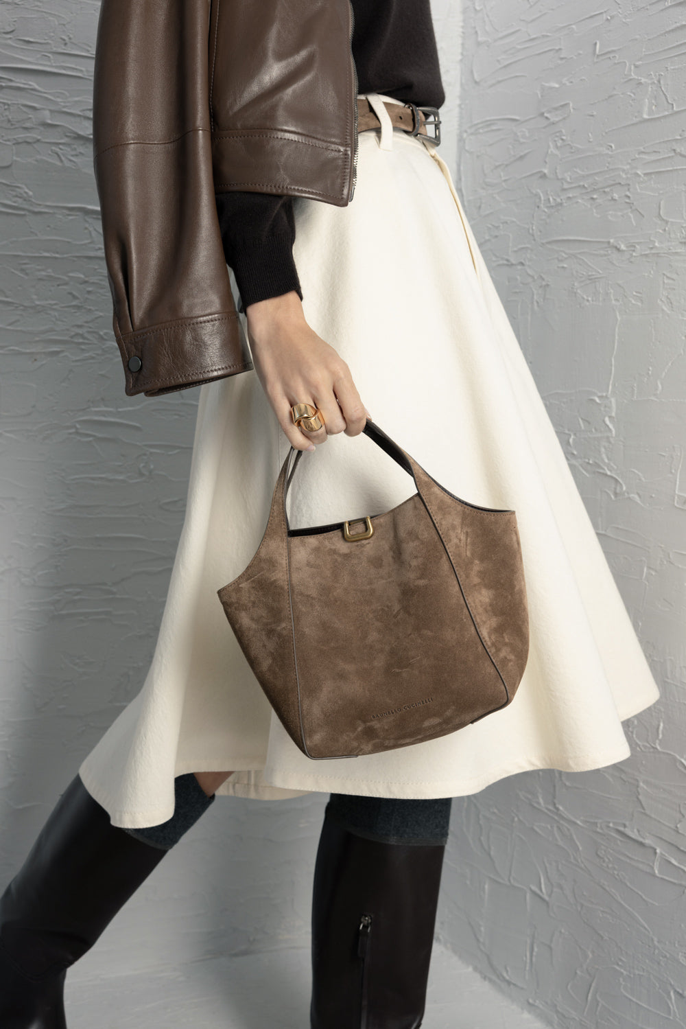 Sartorial Small Bucket Bag