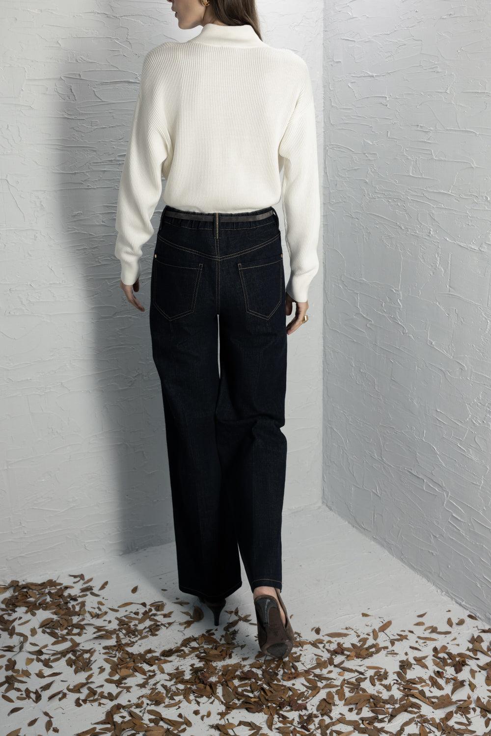 No Fade Pull On Pant-BLUE-38-CLOTHINGPANTDENIM-BRUNELLO CUCINELLI