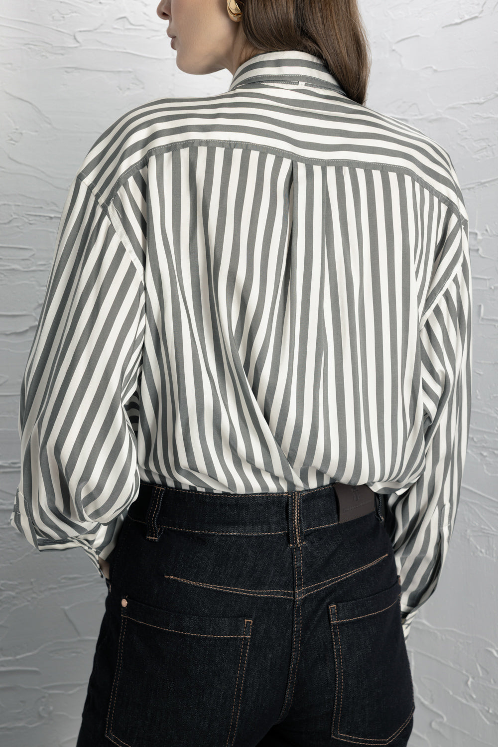 Wide Stripe Relaxed Shirt
