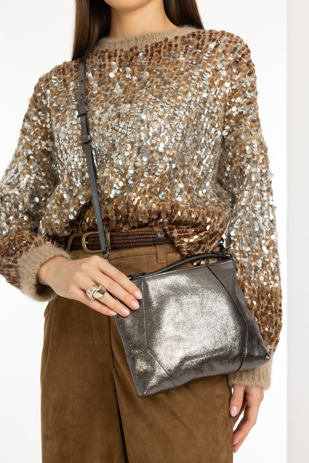 Small Hobo Crossbody-METLCGRY-O/S-HANDBAGSHOULDER-BRUNELLO CUCINELLI