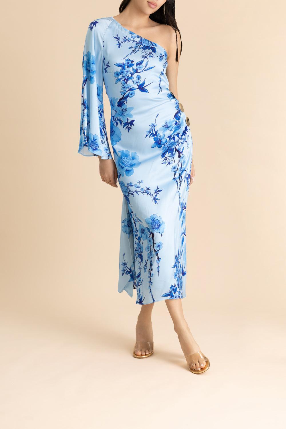 Atlantis Dress - Cherry Blossom-FLORAL-2-CLOTHINGDRESSCASUAL-BORGO DE NOR