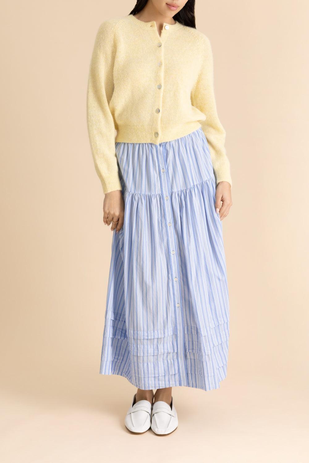 Marceline Skirt-STRIPE-XS-CLOTHINGSKIRTMIDI-DOEN