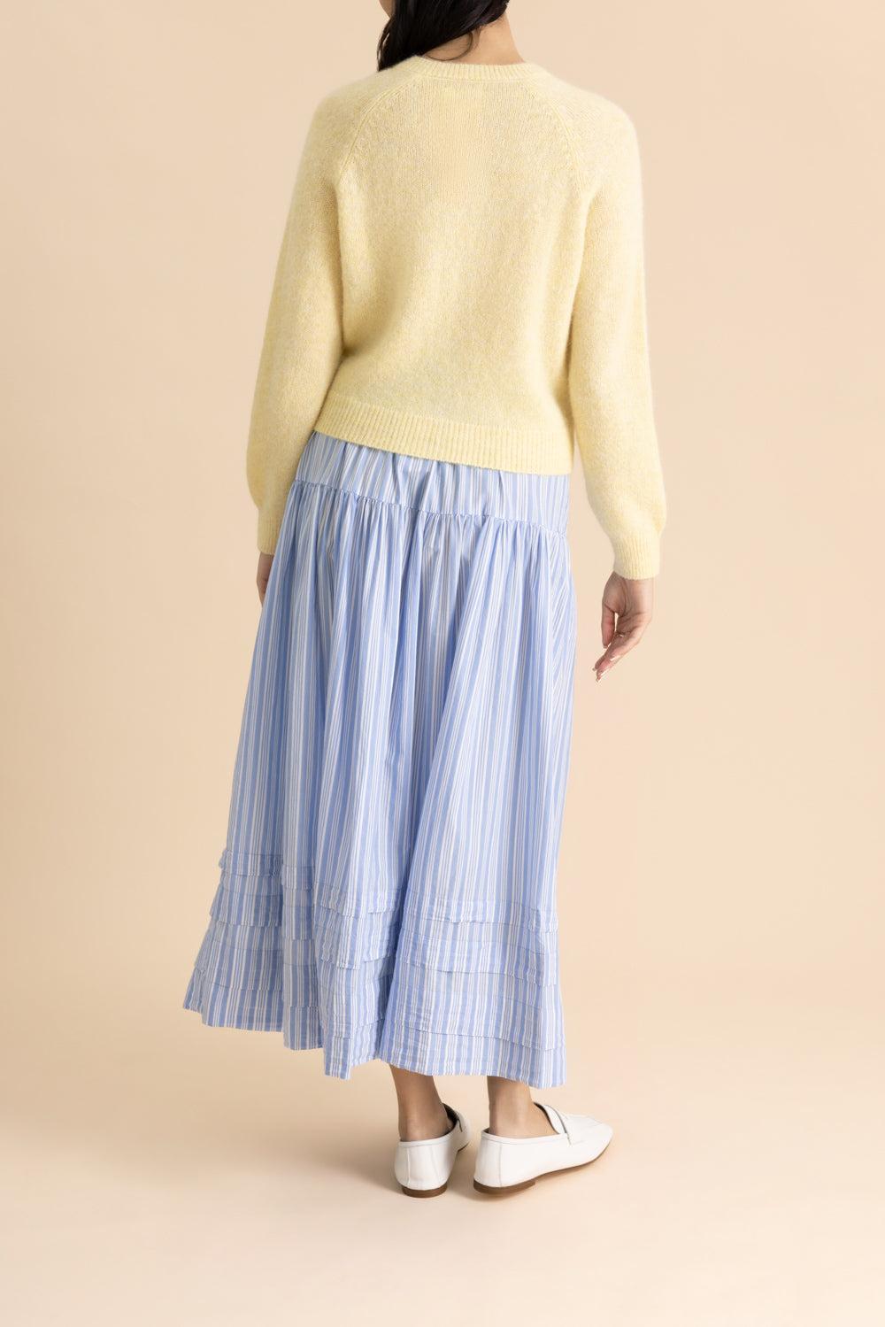 Marceline Skirt-STRIPE-XS-CLOTHINGSKIRTMIDI-DOEN