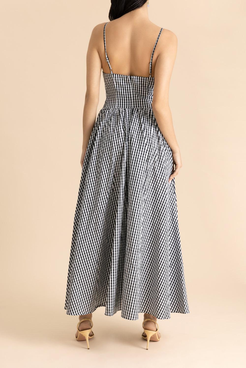 Chiara Midi Dress-BLACK-2-CLOTHINGDRESSCASUAL-FAITHFULL