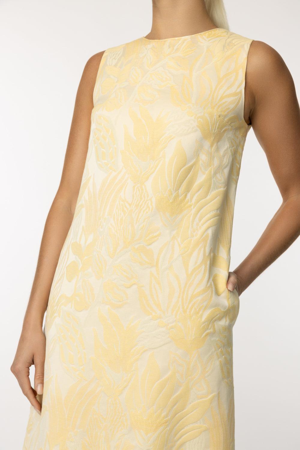 Column Dress-IRISJQRD-S-CLOTHINGDRESSCASUAL-LA DOUBLEJ