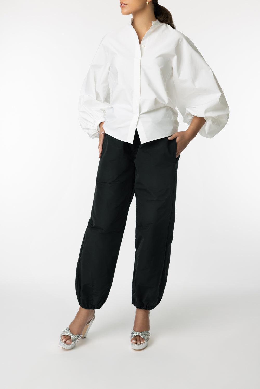 Balloon Pants-NOIRALAI-34-CLOTHINGPANTCASUAL-ALAÏA