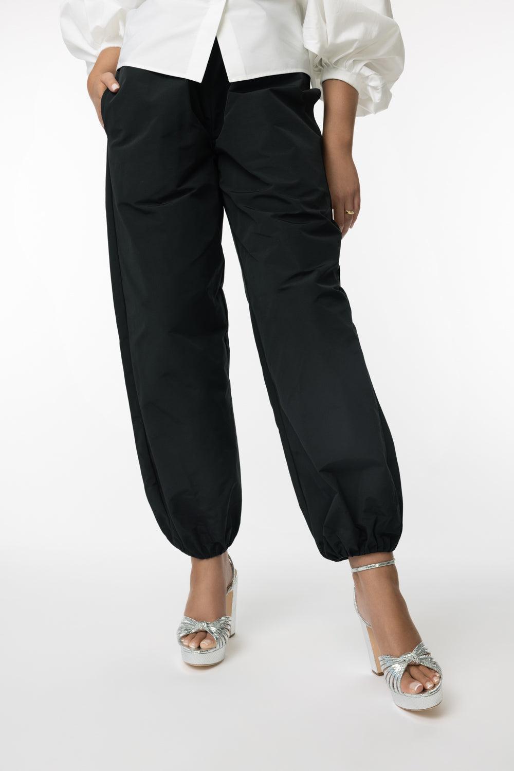 Balloon Pants-NOIRALAI-34-CLOTHINGPANTCASUAL-ALAÏA