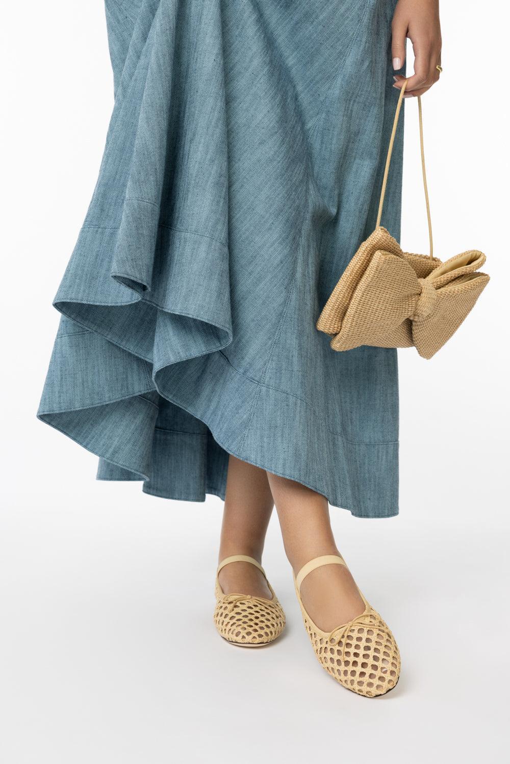 Leonie Flat-NATURAL-6-SHOEFLAT SHOE-LOEFFLER RANDALL