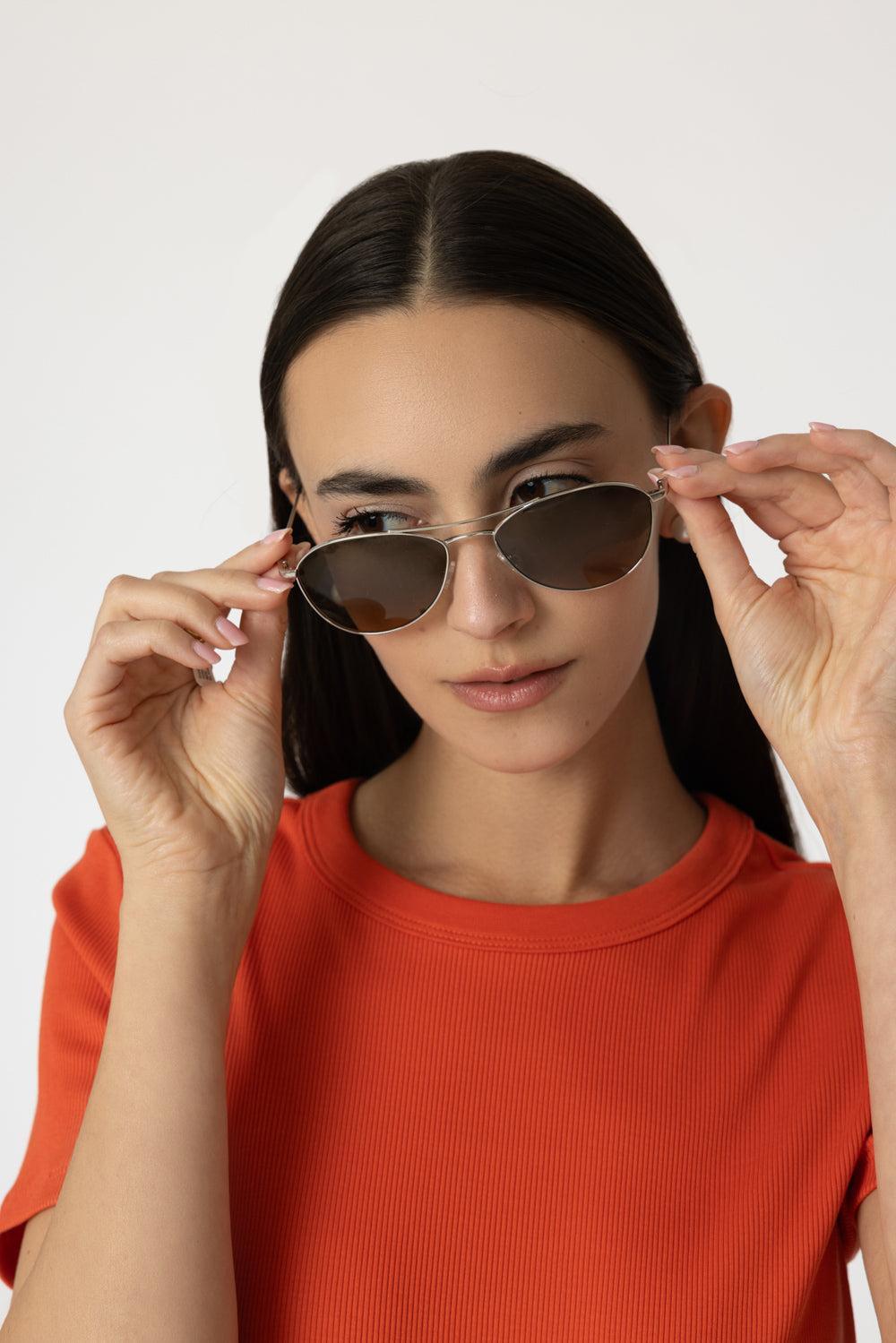 Aero II Sunglasses-SILSNDST-ACCESSORIESUNGLASSES-OLIVER PEOPLES