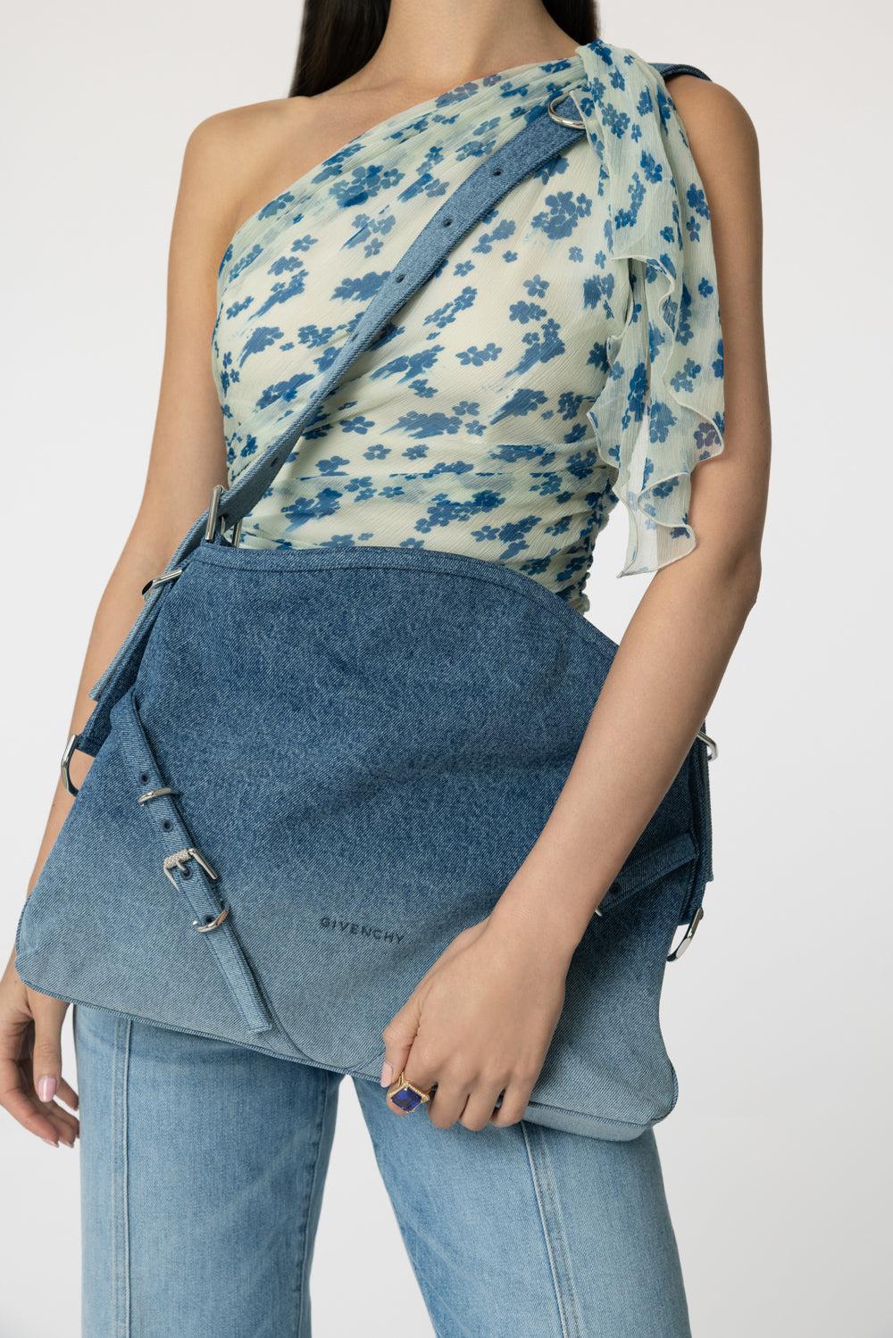 Medium Voyou Bag - Denim-MED BLUE-O/S-HANDBAGSHOULDER-GIVENCHY