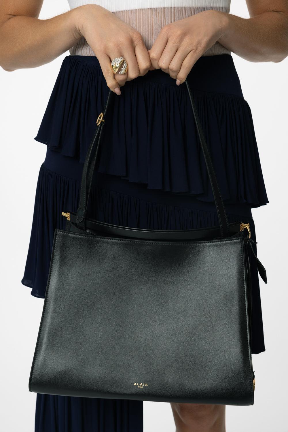 Large Le Click East West Bag - Black-NOIR-O/S-HANDBAGSHOULDER-ALAÏA