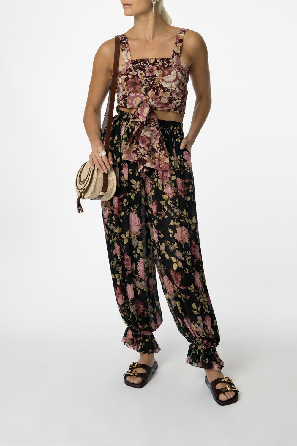Fluid Crop Pants-BLACK-36-CLOTHINGPANTCASUAL-CHLOÉ