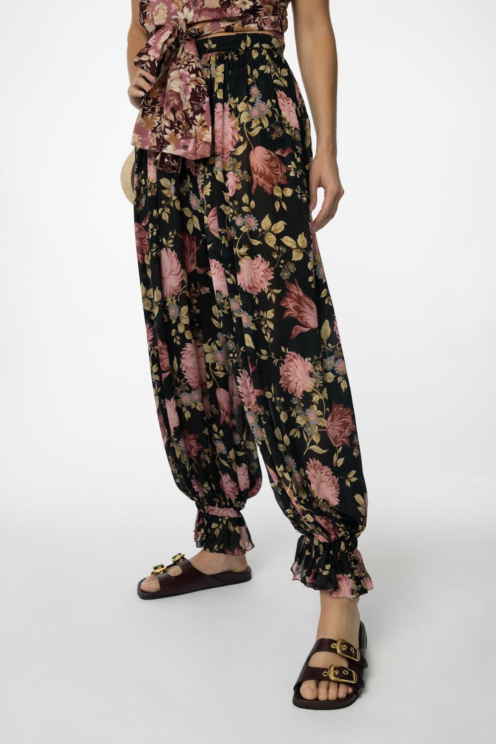 Fluid Crop Pants-BLACK-36-CLOTHINGPANTCASUAL-CHLOÉ
