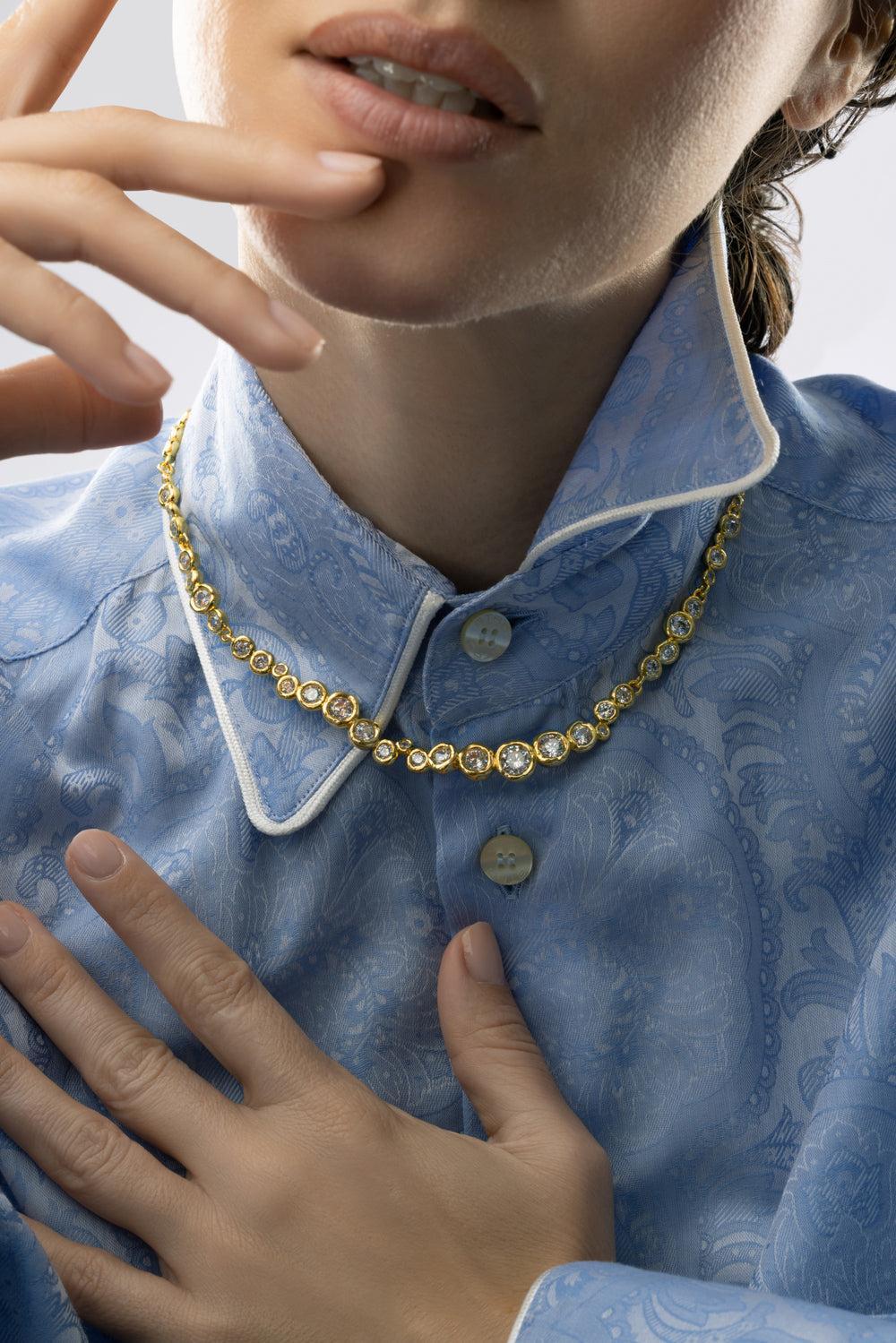 Asterales Riviera Necklace-YELLOW-JEWELRYBOUTIQUENECKLACE O-ALEXIS BITTAR