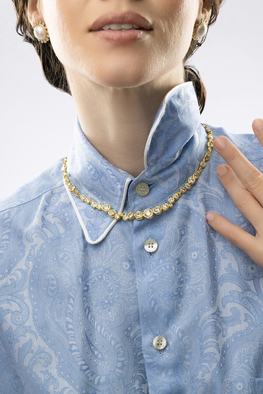 Asterales Riviera Necklace-YELLOW-JEWELRYBOUTIQUENECKLACE O-ALEXIS BITTAR